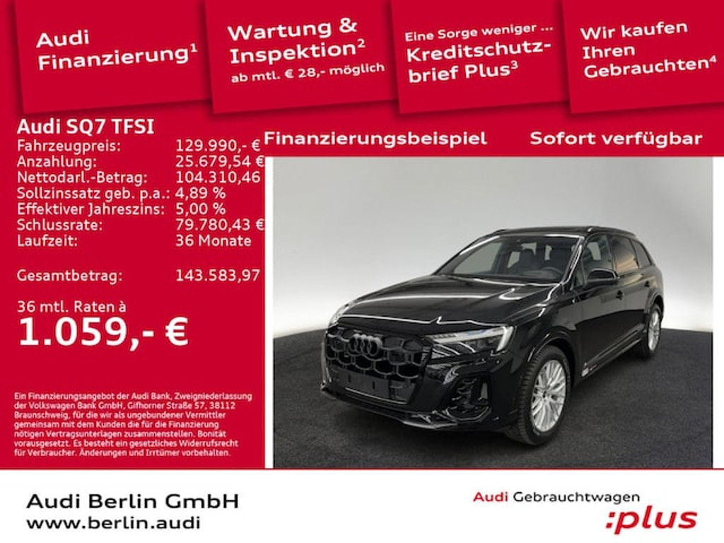 Audi SQ7 2025 Benzine