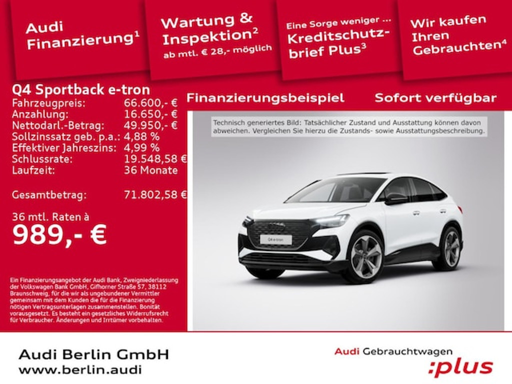 Audi Q4 e-tron 2025 Elektrisch