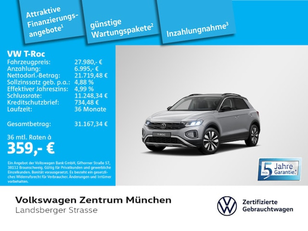 Volkswagen T-Roc 2024 Benzine