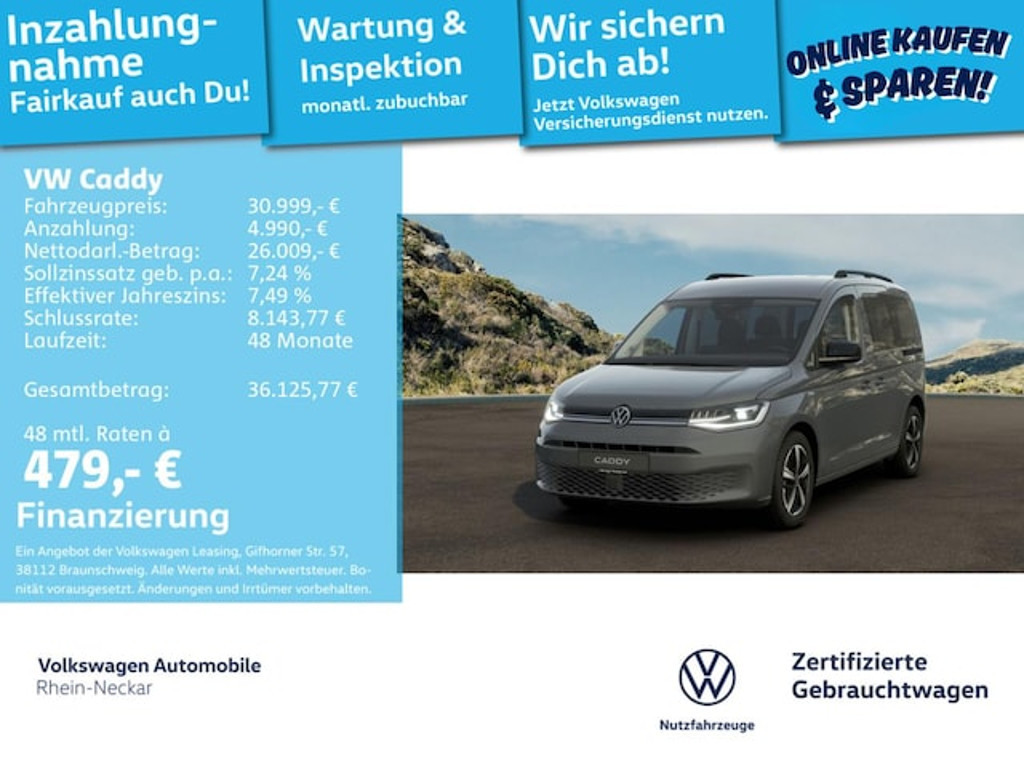 Volkswagen Caddy 2025 Benzine