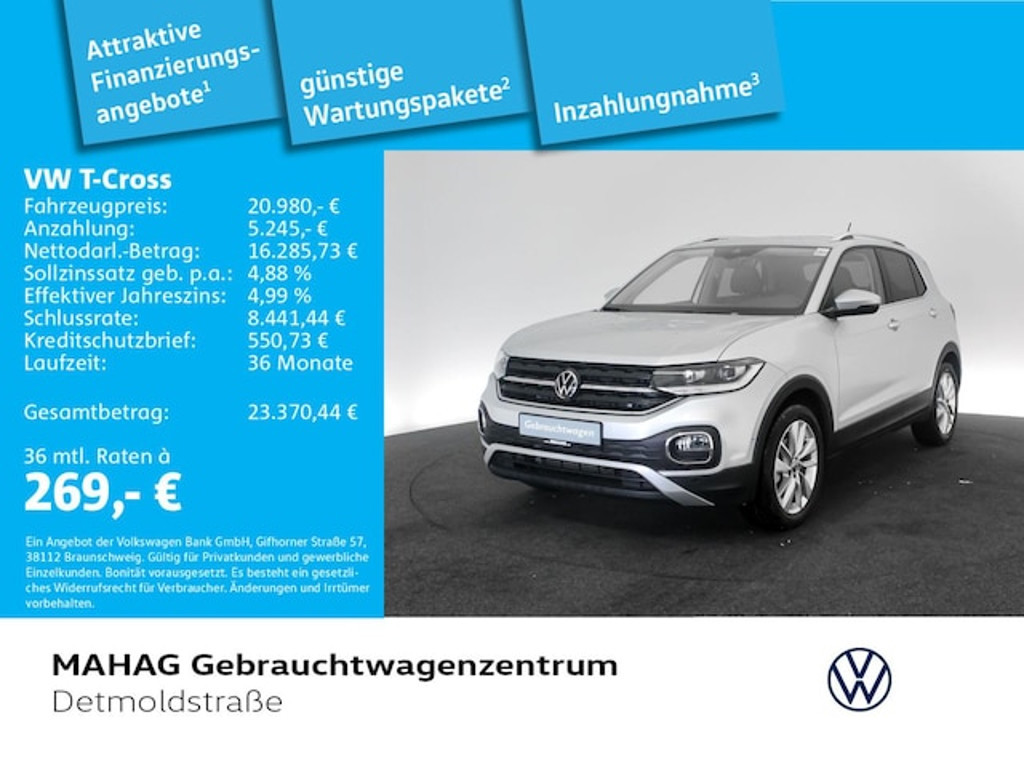 Volkswagen T-Cross 2022 Benzine