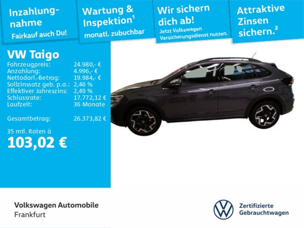 Volkswagen Taigo 2025 Benzine