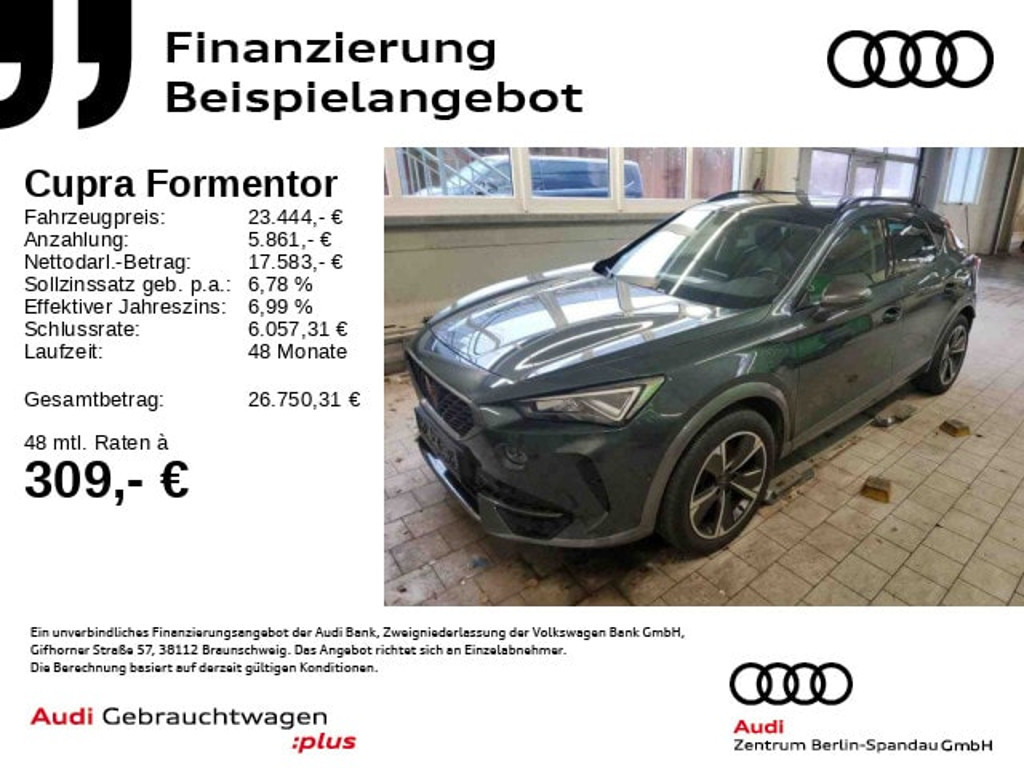 Cupra Formentor 2022 Hybride Benzine