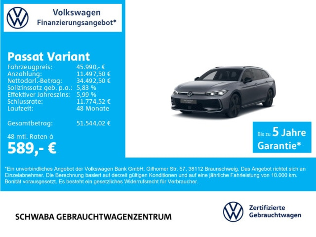 Volkswagen Passat 2025 Hybride Benzine