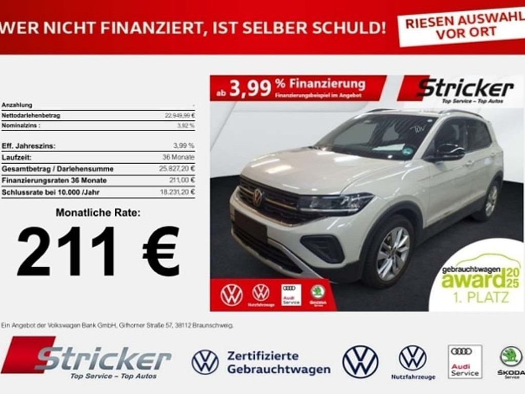 Volkswagen T-Cross 2025 Benzine
