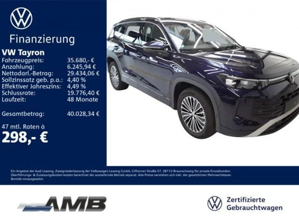 Volkswagen Tayron 2025 Benzine