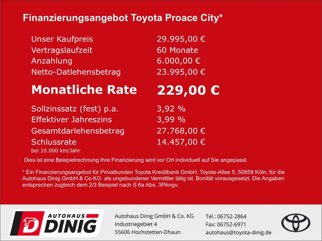 Toyota Proace City EV