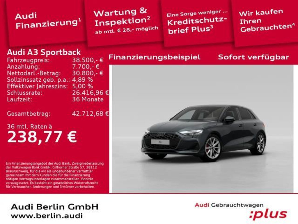 Audi A3 2025 Benzine