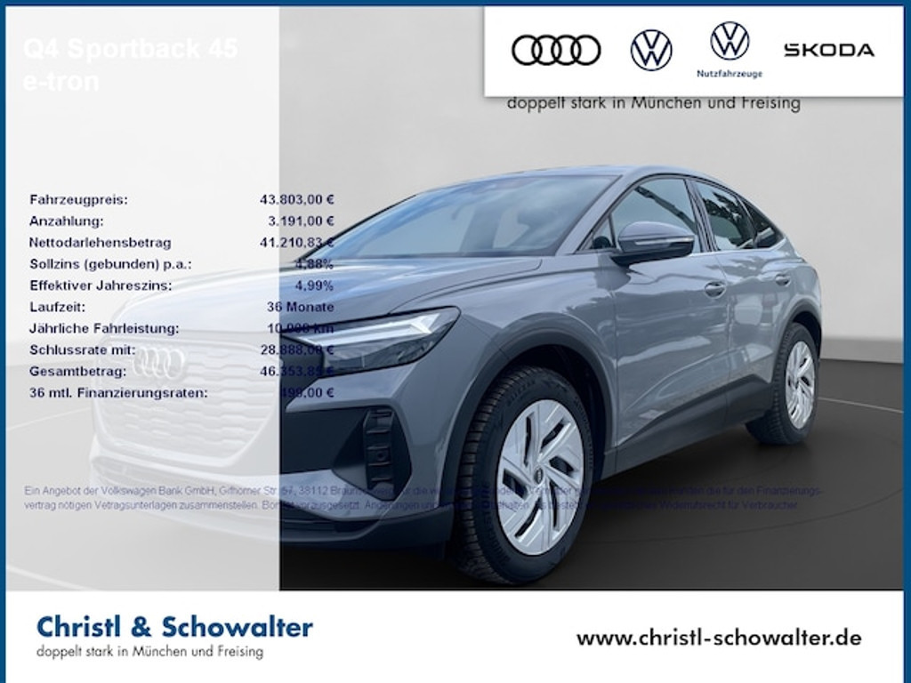 Audi Q4 e-tron 2025 Elektrisch