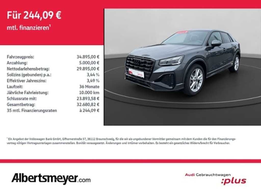 Audi Q2 2025 Benzine