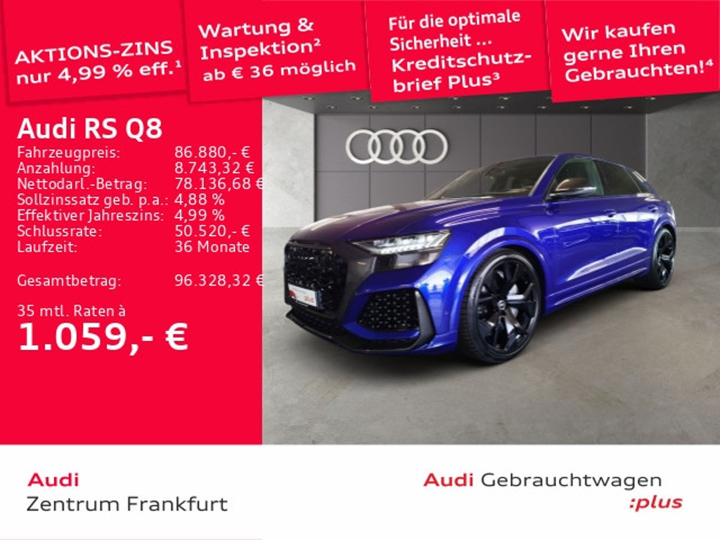 Audi RS Q8 2022 Benzine