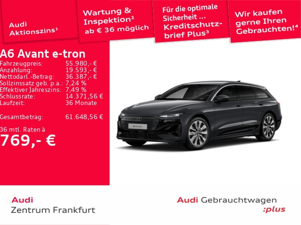 Audi A6 e-tron 2025 Elektrisch