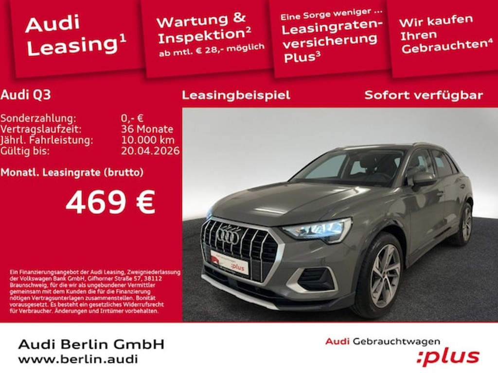 Audi Q3 2025 Benzine