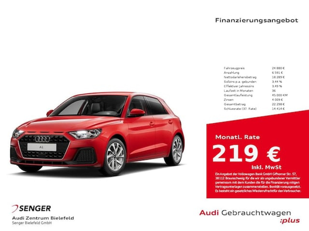 Audi A1 2025 Benzine