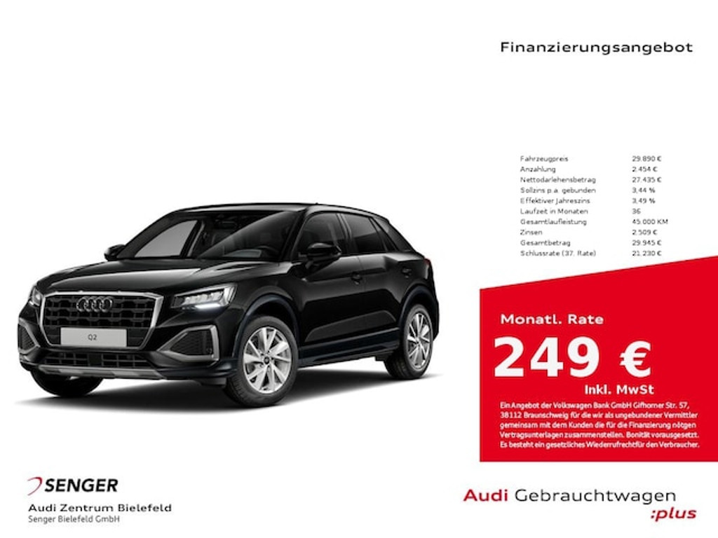 Audi Q2 2025 Benzine