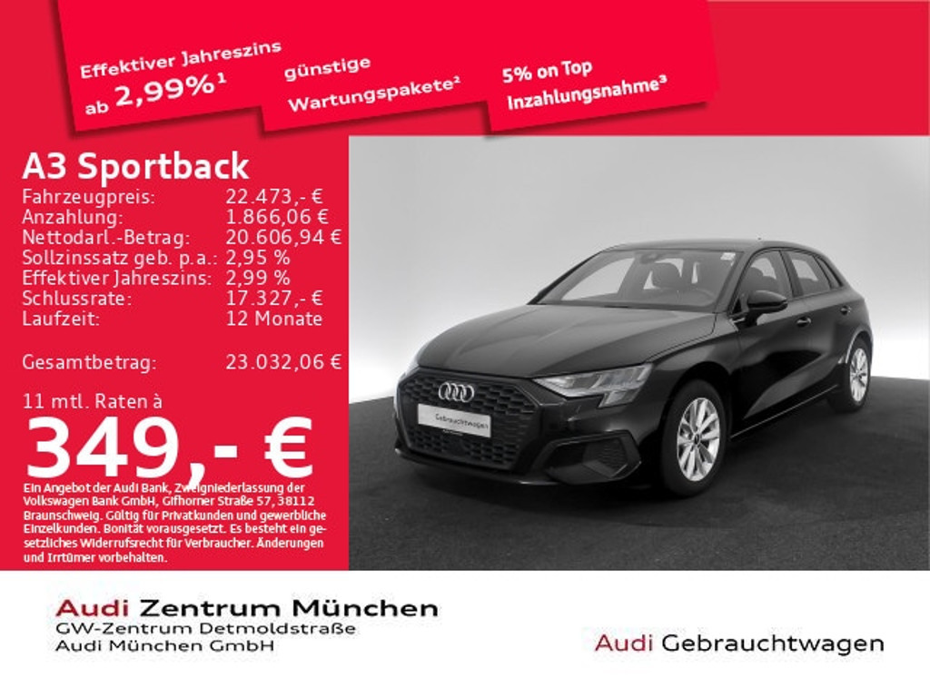 Audi A3 2023 Benzine