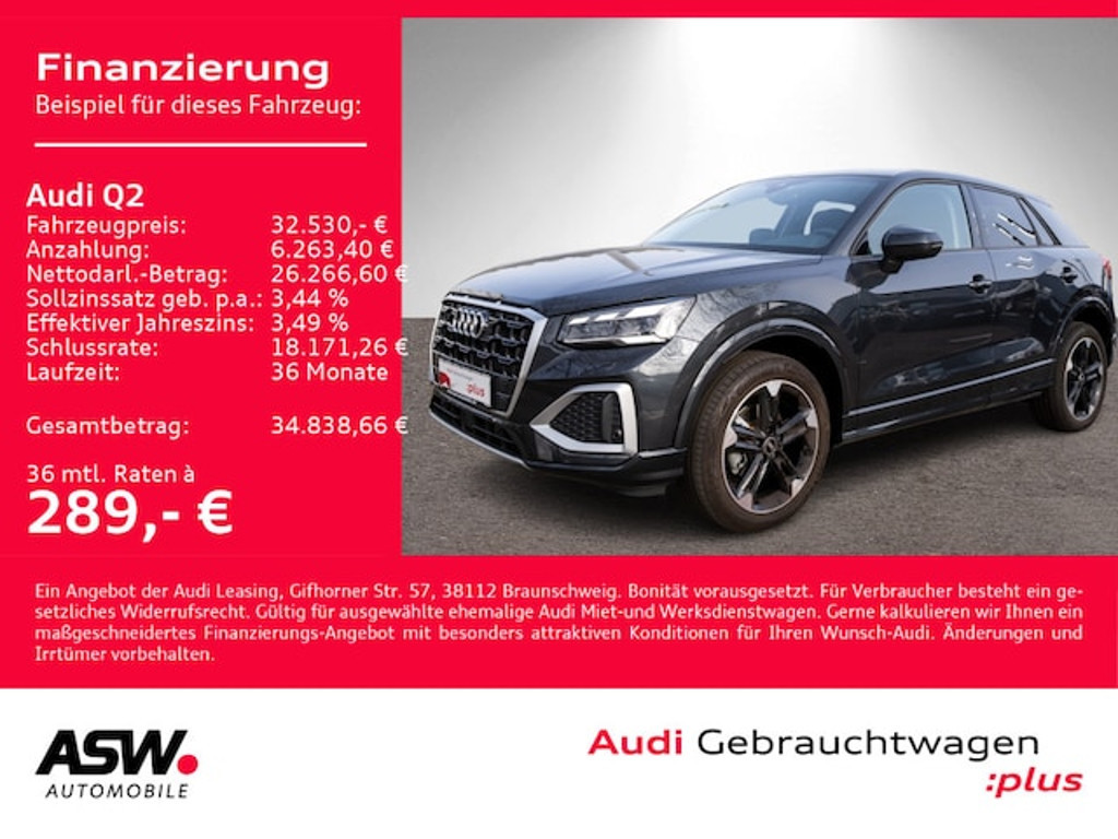 Audi Q2 2025 Benzine