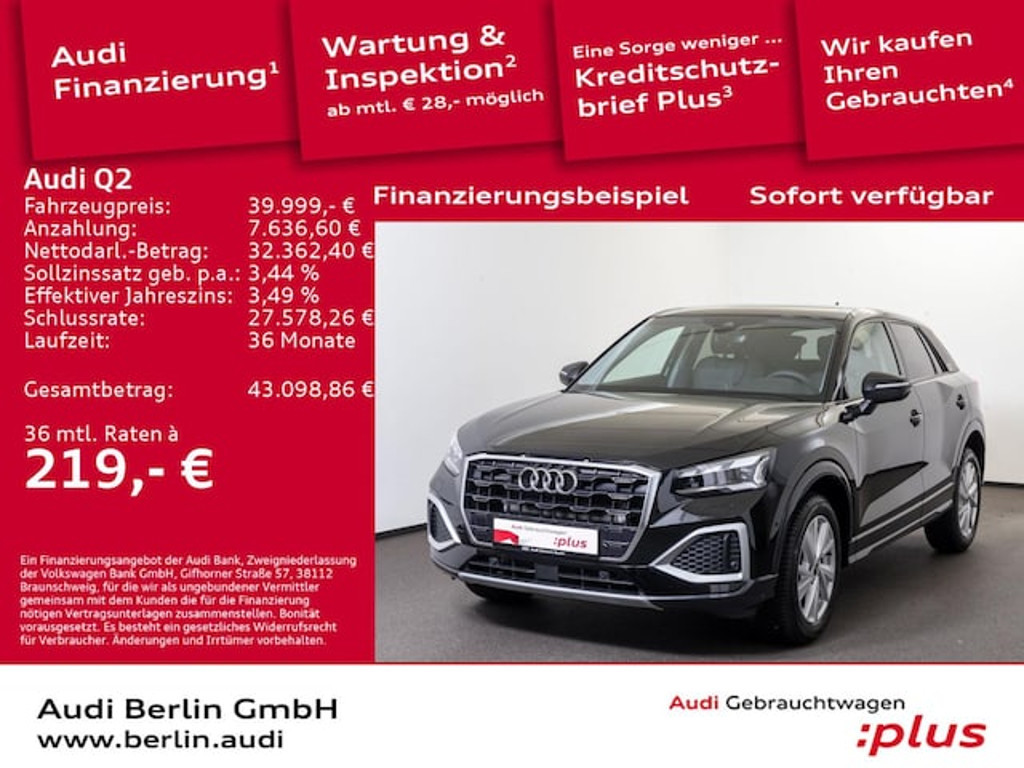 Audi Q2 2024 Benzine