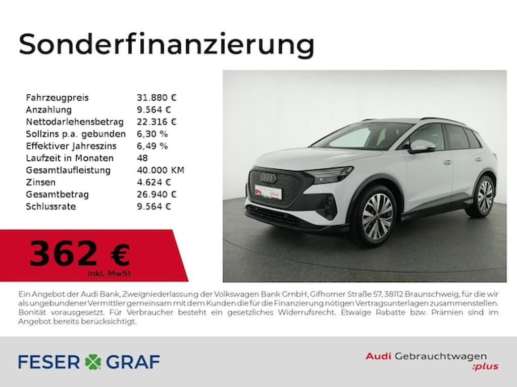 Audi Q4 e-tron 2023 Elektrisch