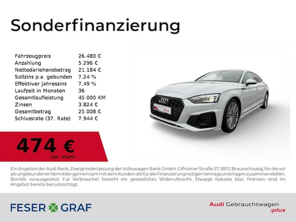 Audi A5 2021 Benzine