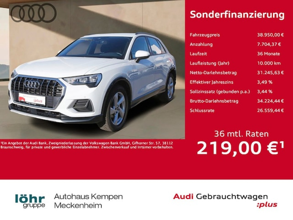 Audi Q3 2025 Benzine