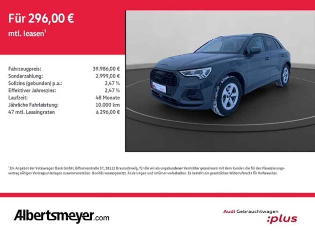 Audi Q3 2025 Benzine