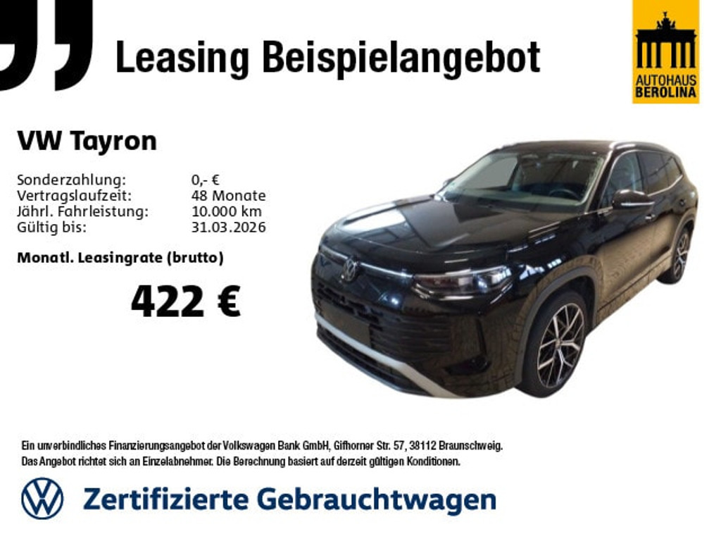 Volkswagen Tayron 2025 Benzine