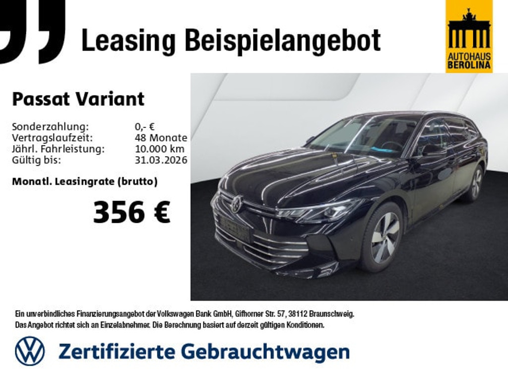 Volkswagen Passat 2025 Hybride Benzine