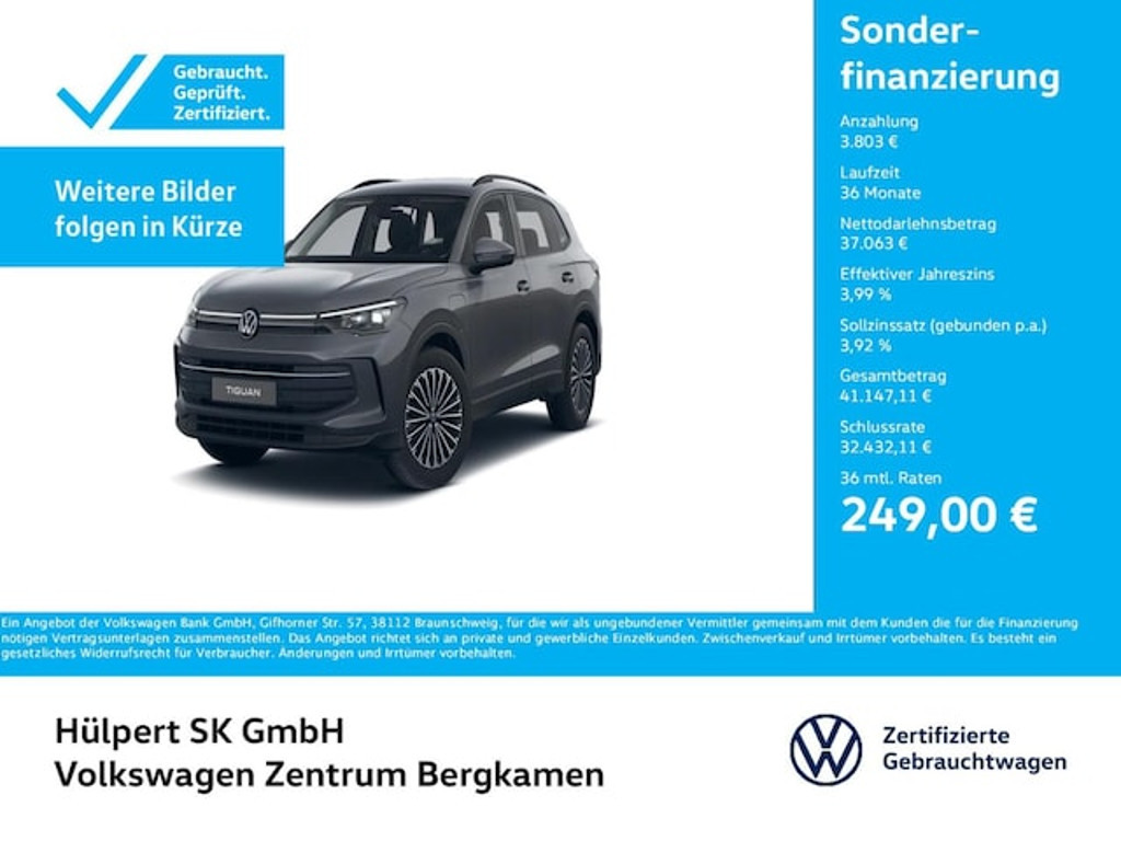 Volkswagen Tiguan 2025 Hybride Benzine