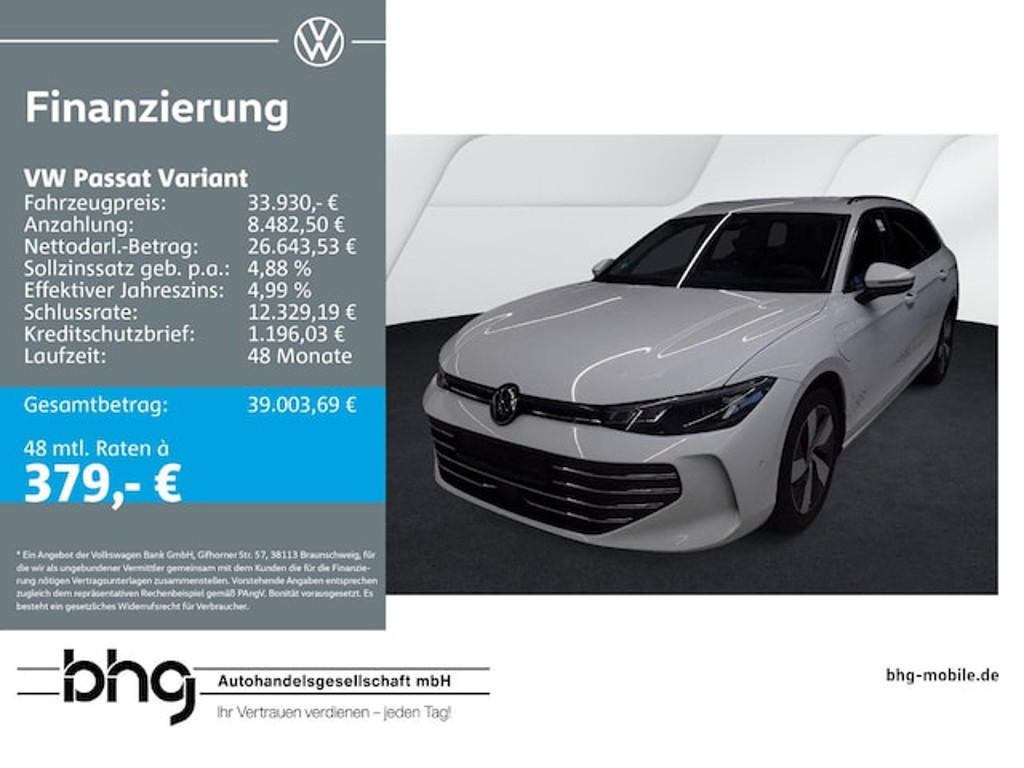 Volkswagen Passat 2025 Hybride Benzine