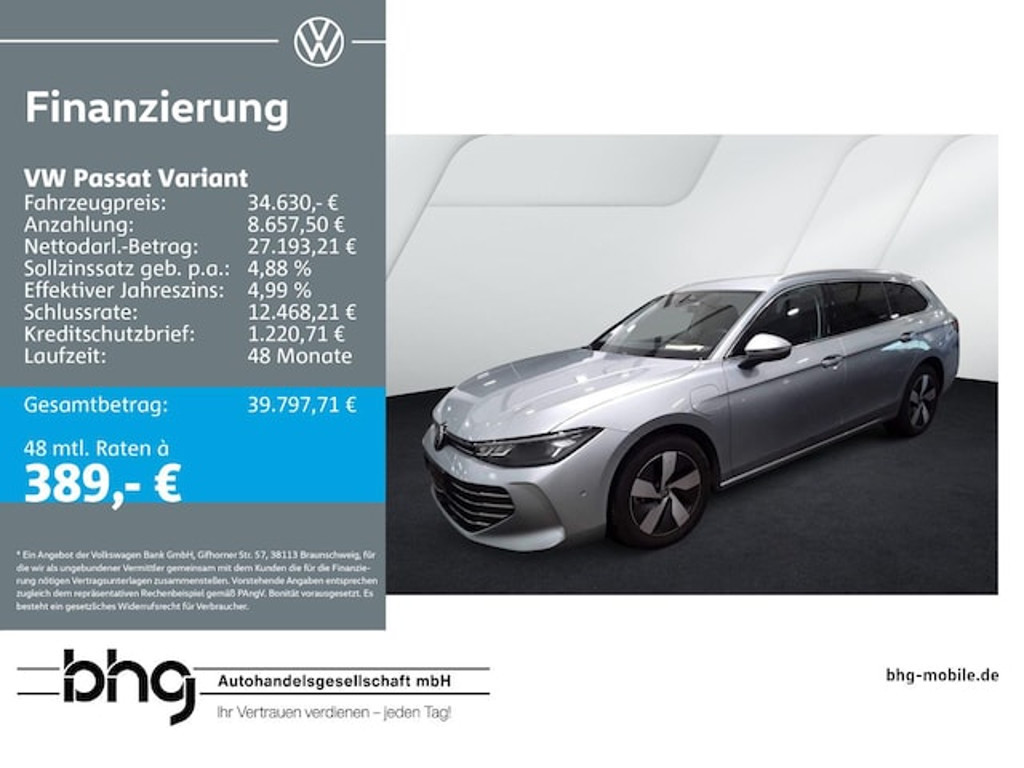 Volkswagen Passat 2025 Hybride Benzine