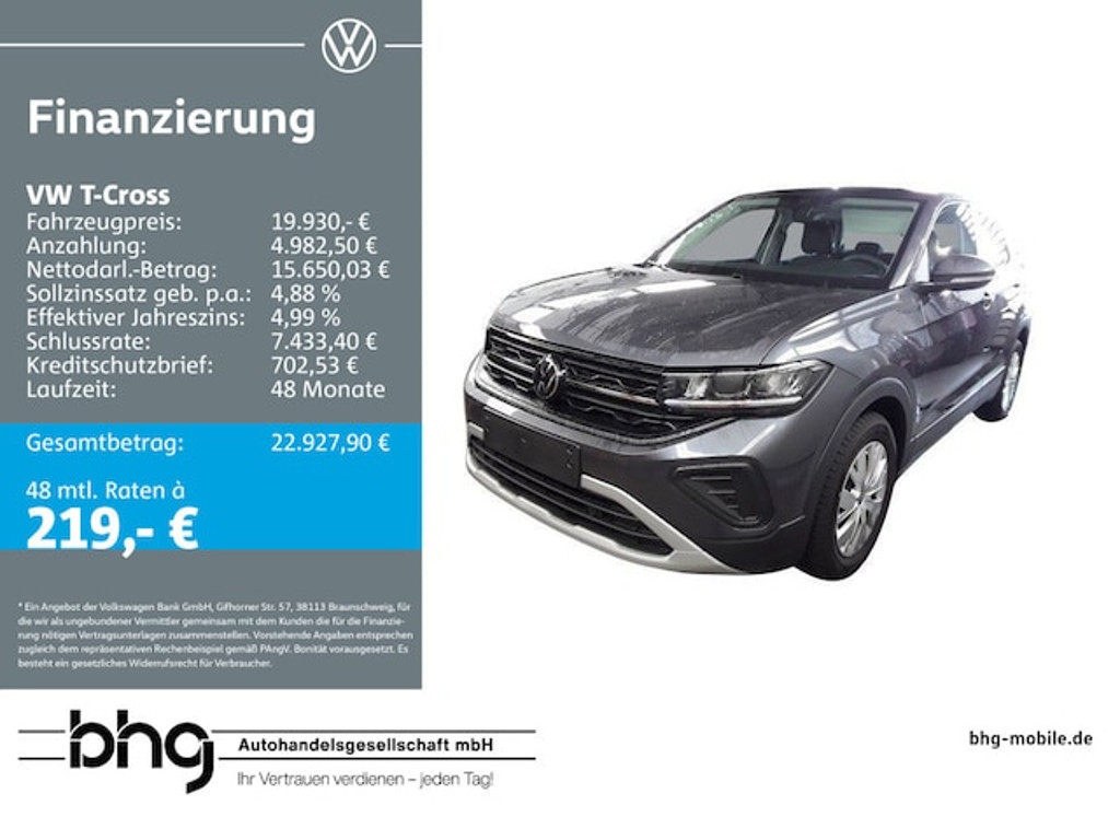 Volkswagen T-Cross 2025 Benzine