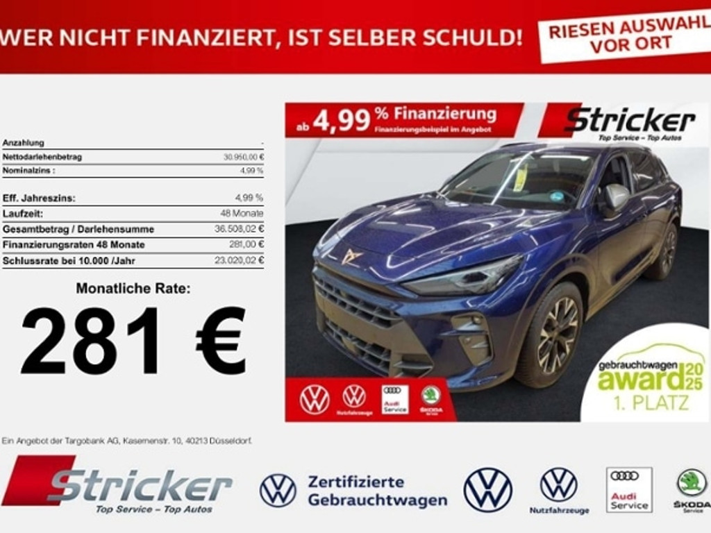 Cupra Terramar 2025 Benzine