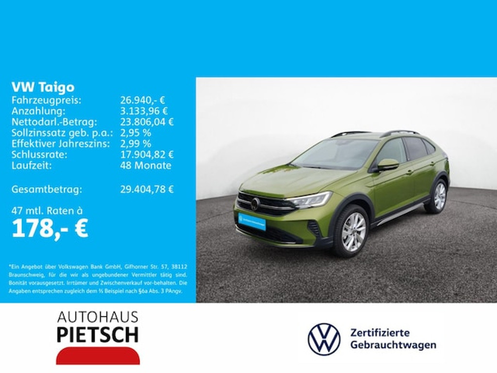 Volkswagen Taigo 2024 Benzine