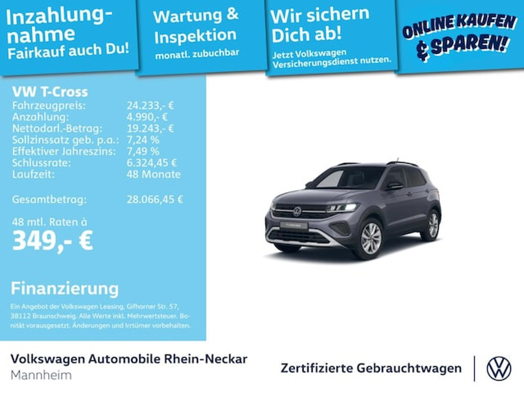 Volkswagen T-Cross 2025 Benzine
