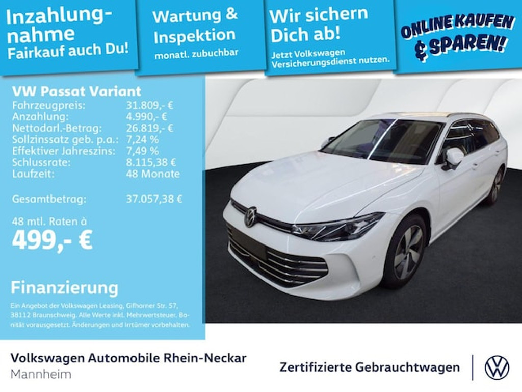 Volkswagen Passat 2025 Benzine