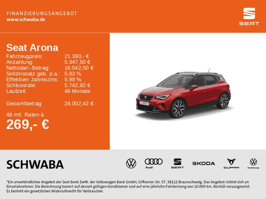 Seat Arona 2023 Benzine