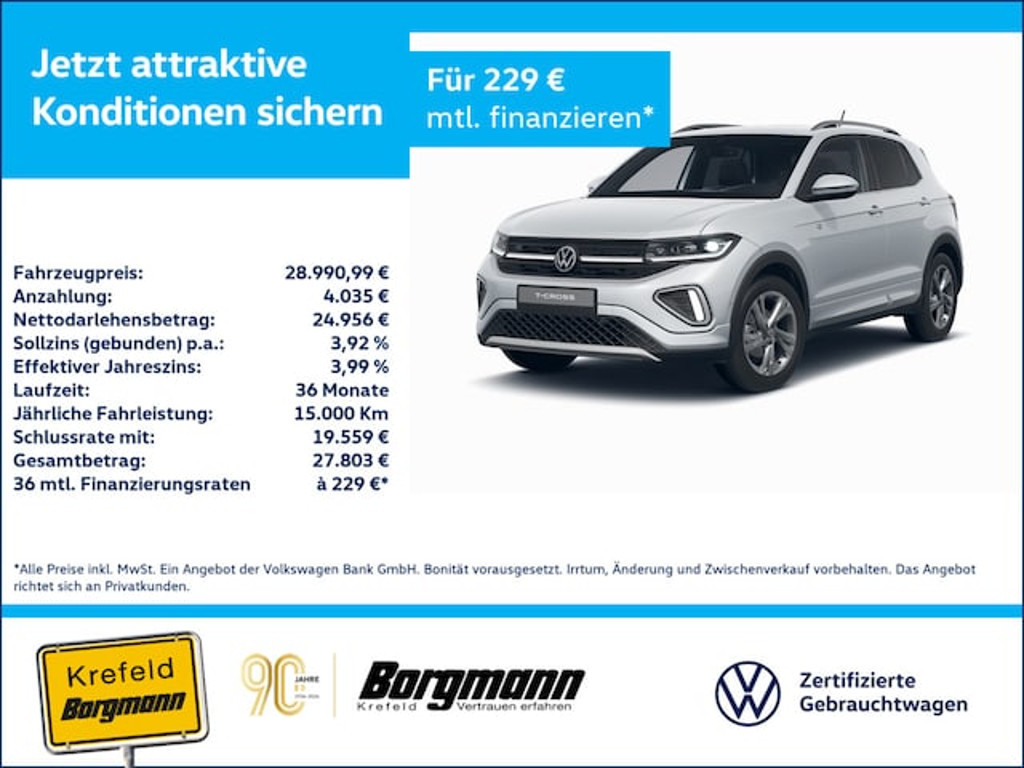 Volkswagen T-Cross 2024 Benzine