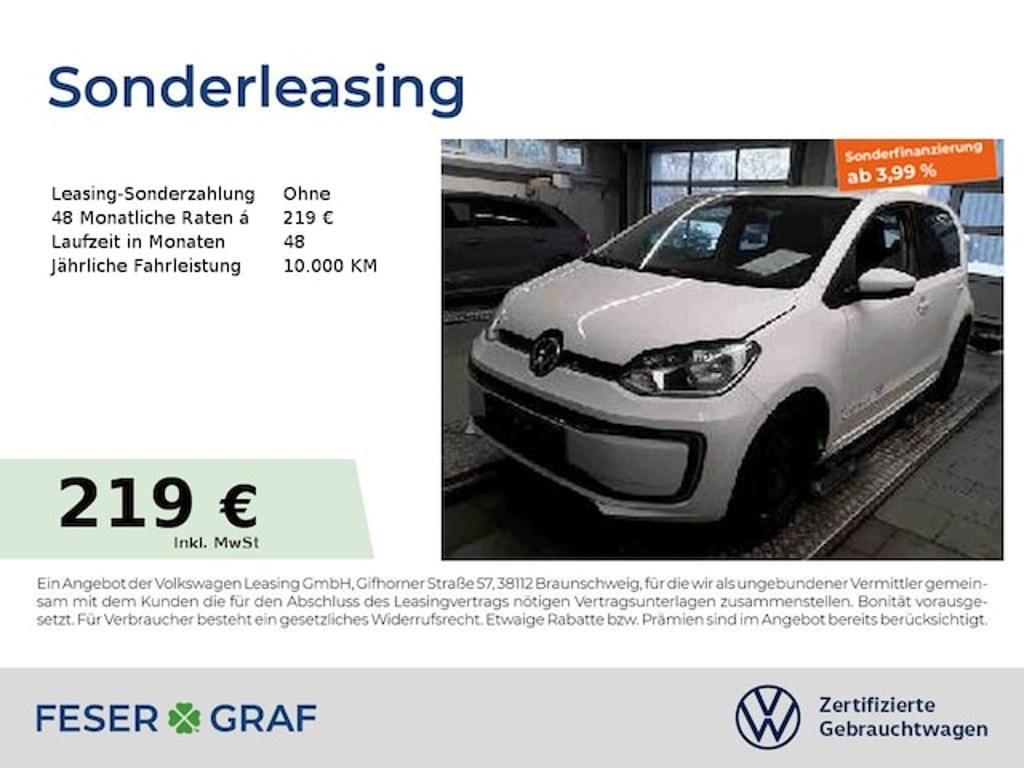 Volkswagen e-Up! 2022 Elektrisch
