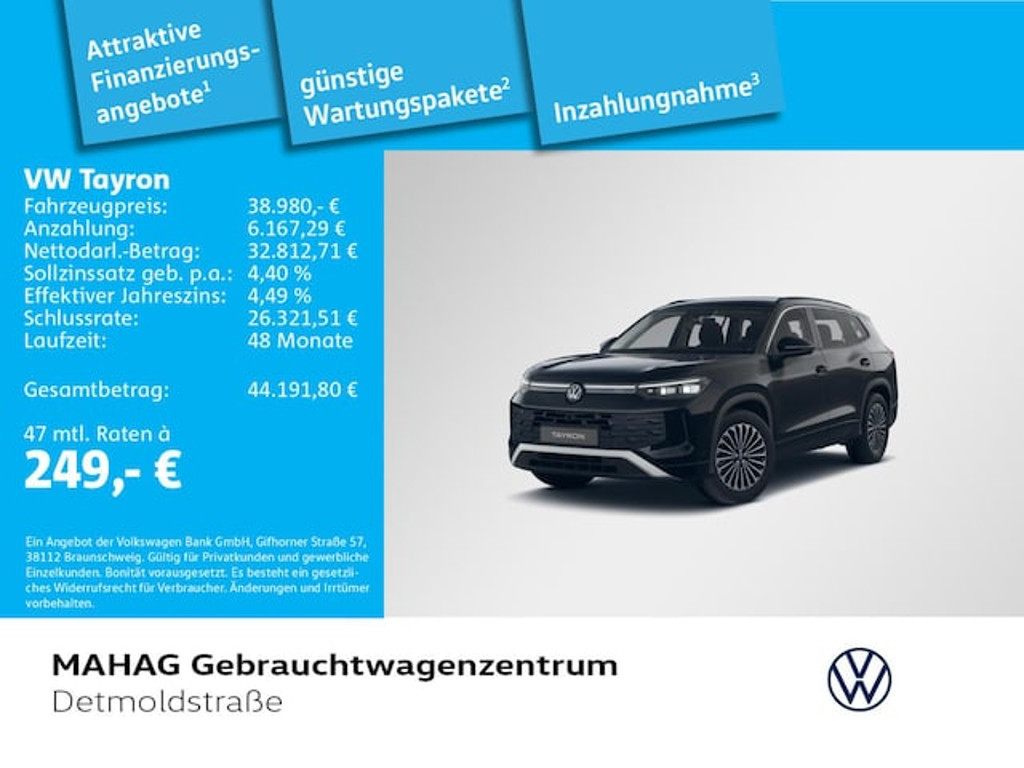 Volkswagen Tayron 2025 Benzine