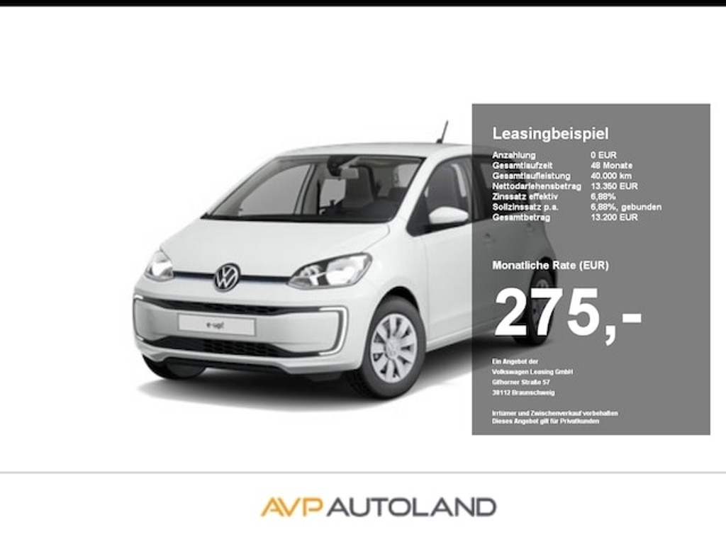 Volkswagen e-Up! 2021 Elektrisch