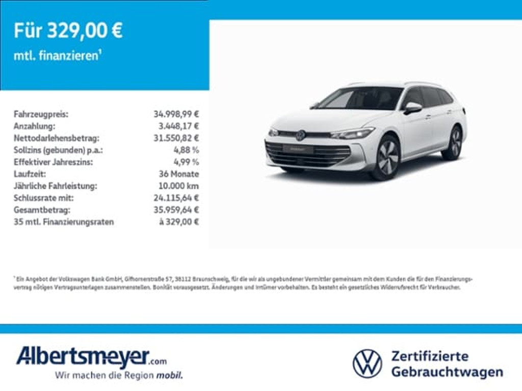 Volkswagen Passat 2025 Benzine