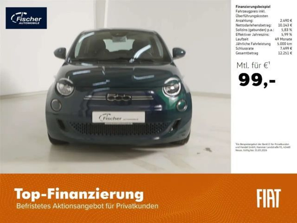 Fiat 500e 2023 Elektrisch