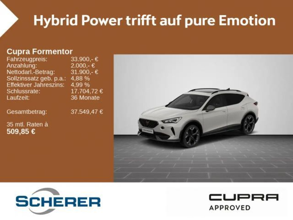 Cupra Formentor 2023 Hybride Benzine
