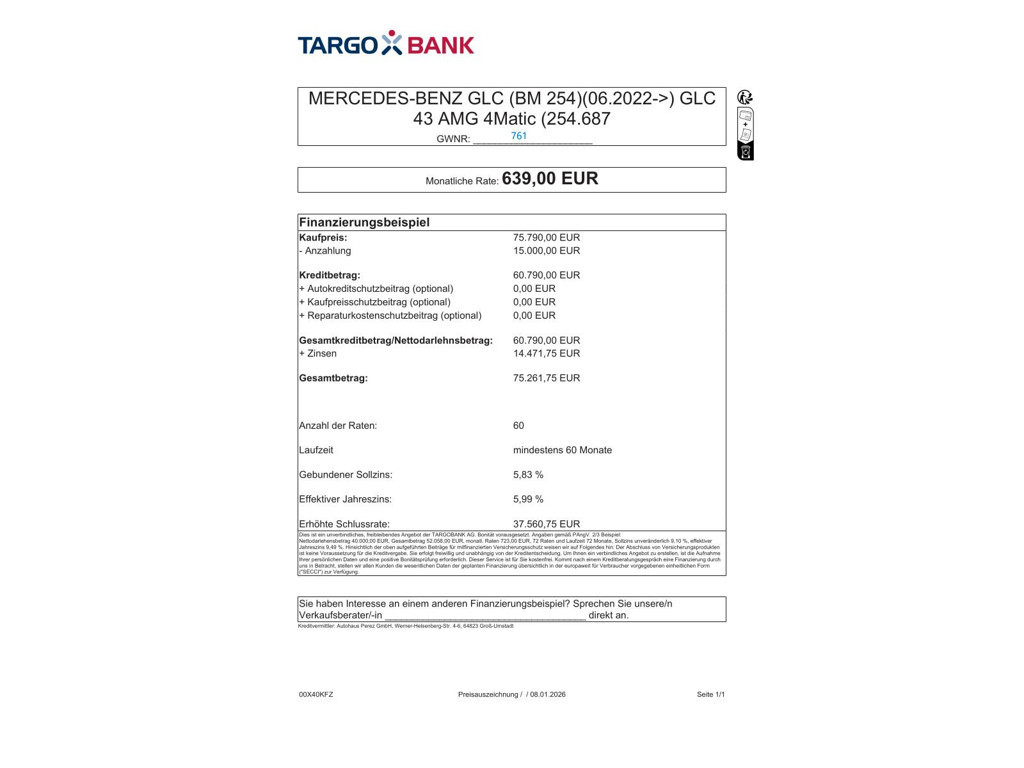 Mercedes-Benz GLC-Klasse