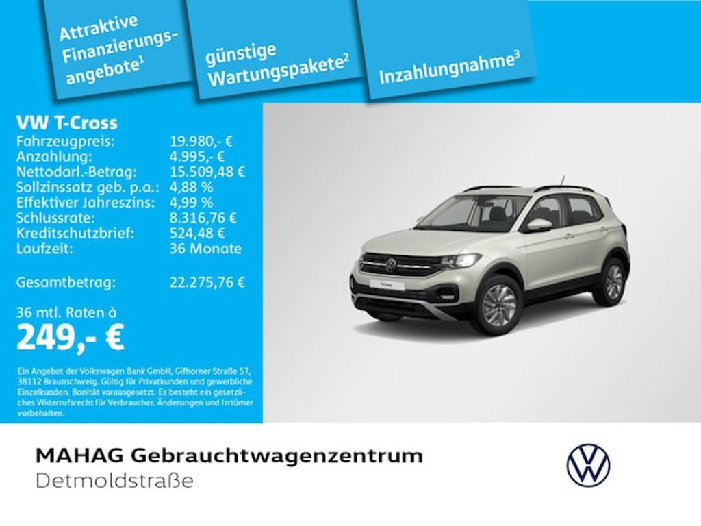 Volkswagen T-Cross 2023 Benzine