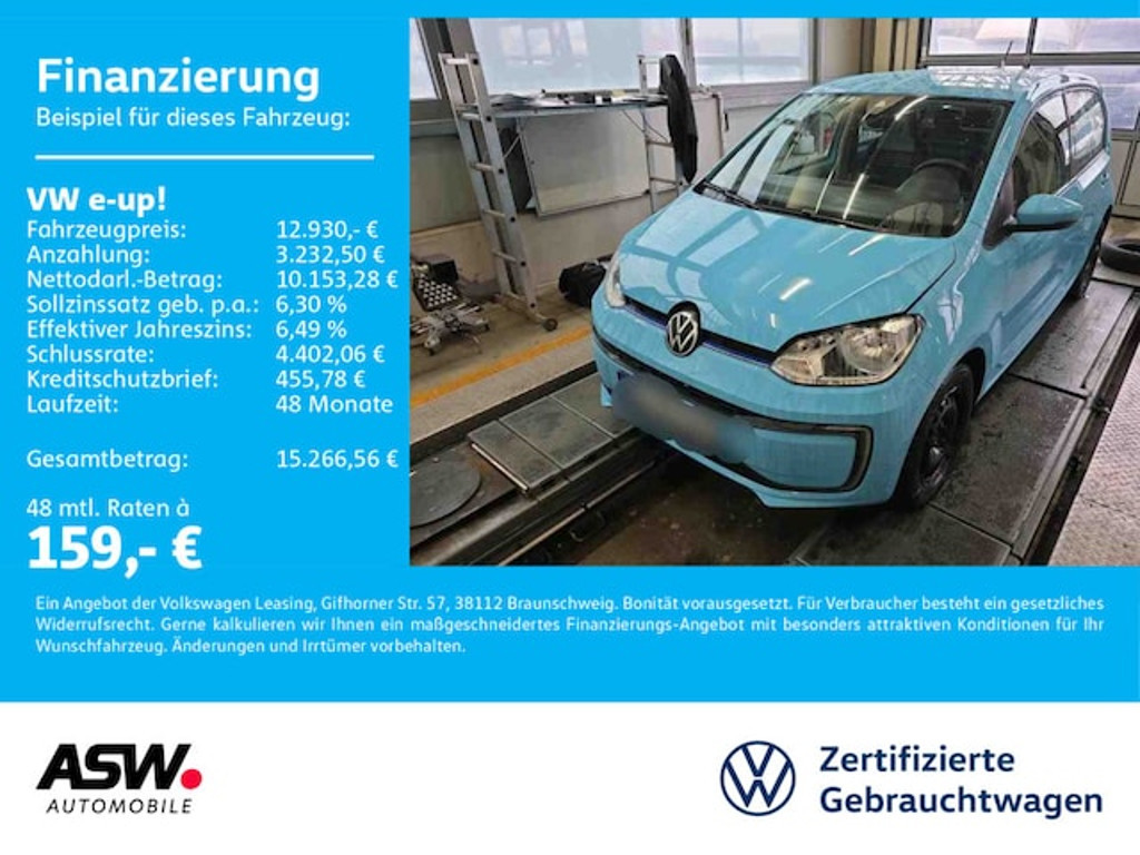 Volkswagen e-Up! 2021 Elektrisch