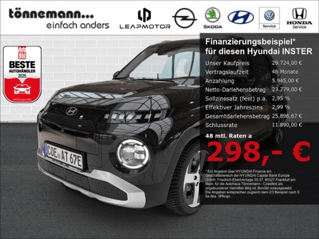Hyundai Inster 2026 Elektrisch