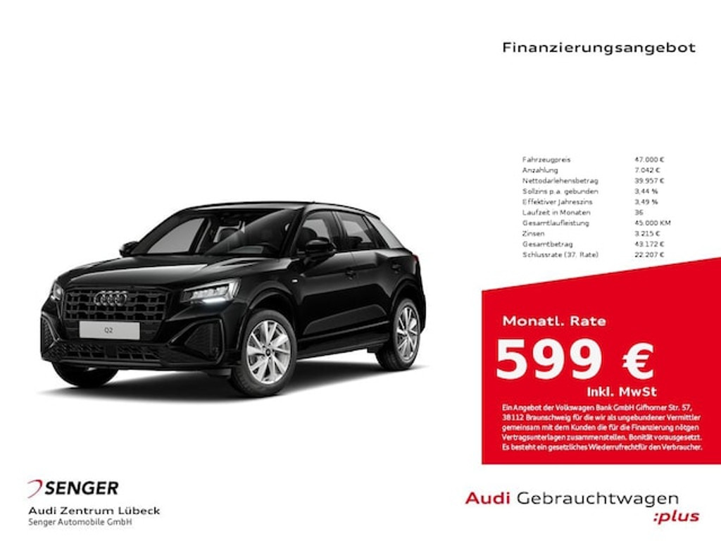 Audi Q2 2025 Benzine