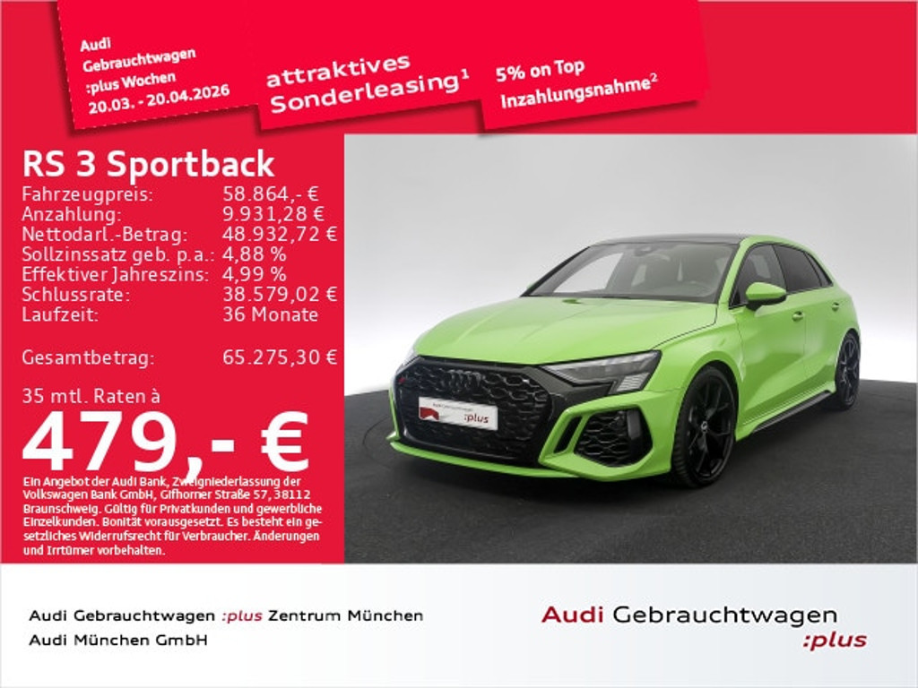 Audi RS3 2023 Benzine